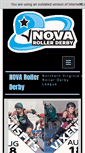 Mobile Screenshot of novarollerderby.com